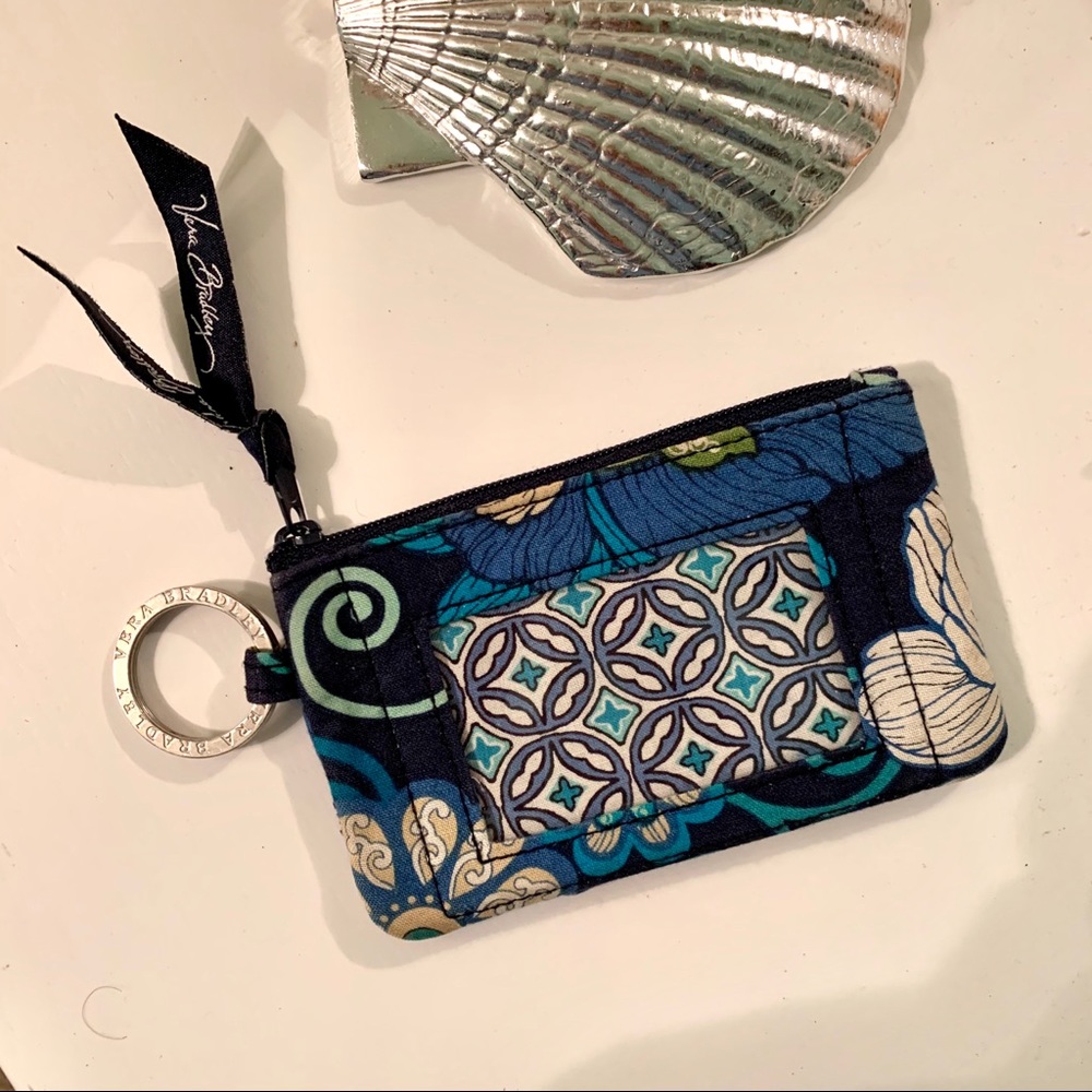 Vera Bradley ID Coin Purse with Key Ring